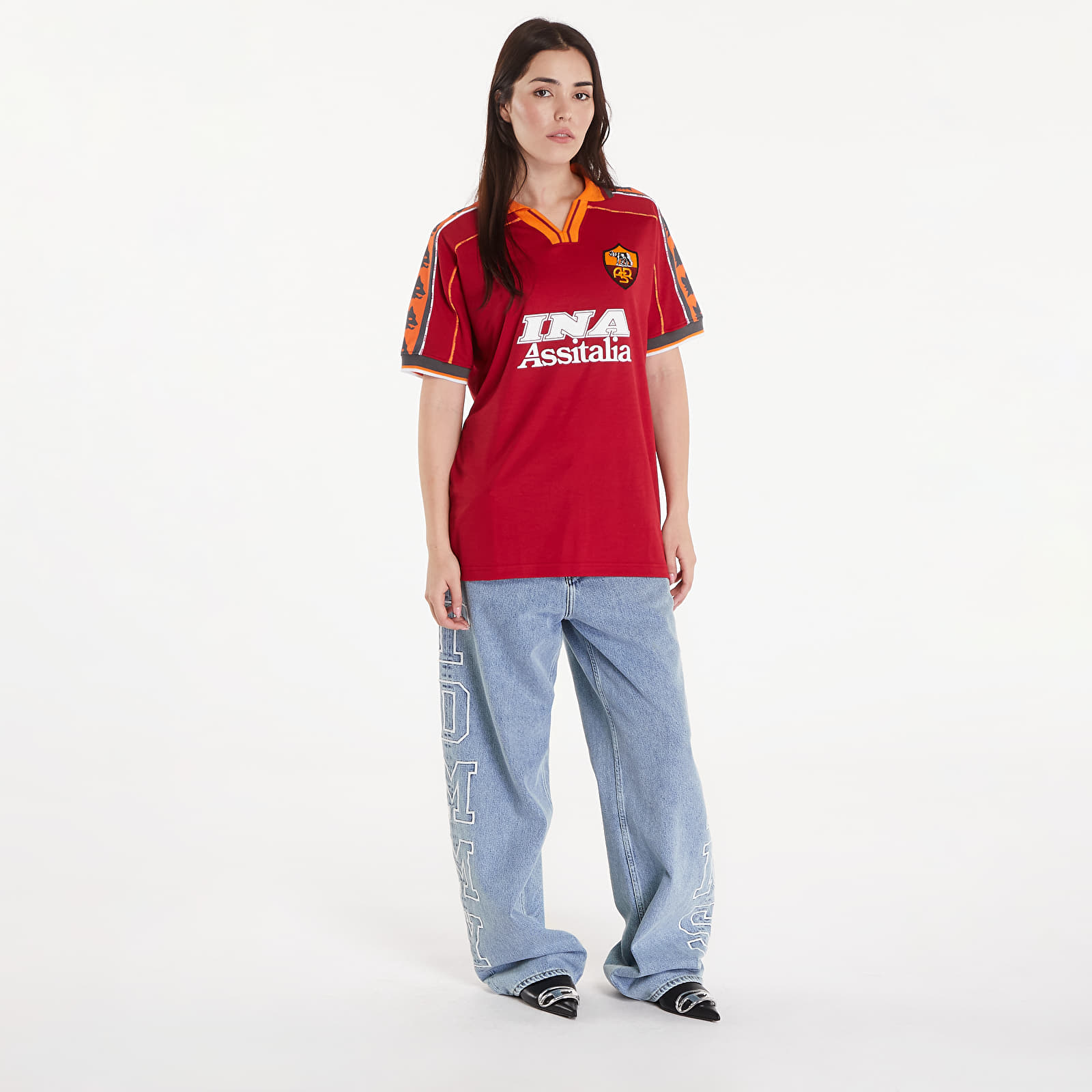 Jerseuri COPA AS Roma 1998 - 99 Retro Football Shirt UNISEX Red