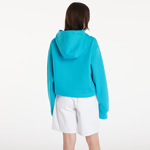 nike club hoodie in dusty green