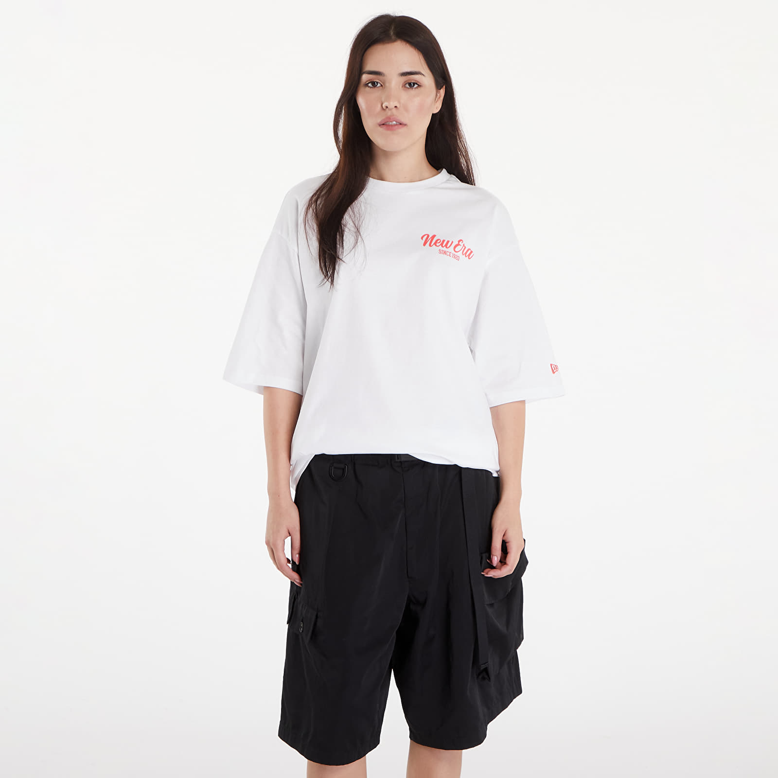 Trička New Era Cactus Graphic OS Tee UNISEX White/ Lvr