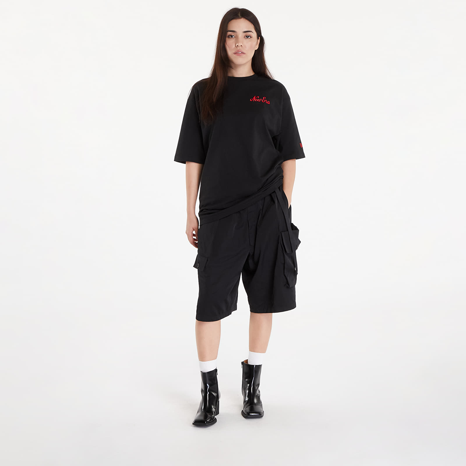 Koszulki New Era Food Graphic OS Tee UNISEX Black/ Lvr