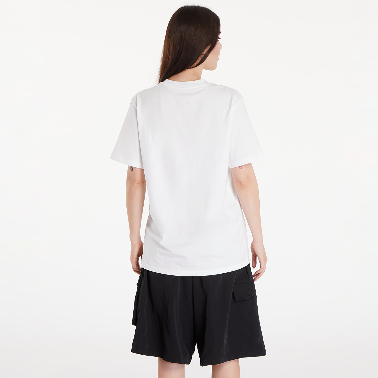 Pólók Carhartt WIP S/S Script T-Shirt White/ Black 