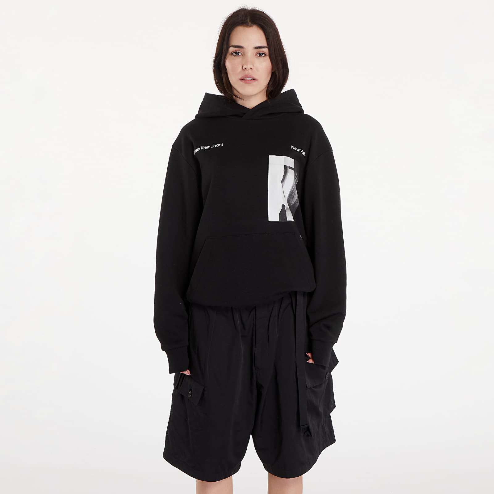 Felpe Calvin Klein Jeans Serenity Multi Graphic Hoodie UNISEX Black