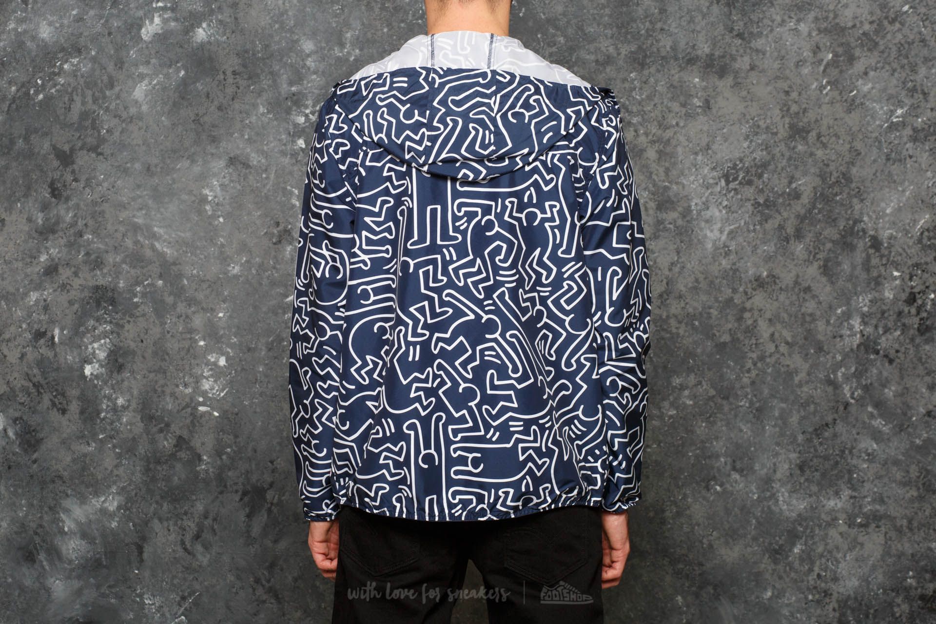 Jackets Herschel Supply Co. Voyage Wind Jacket Peacoat Keith Haring Footshop
