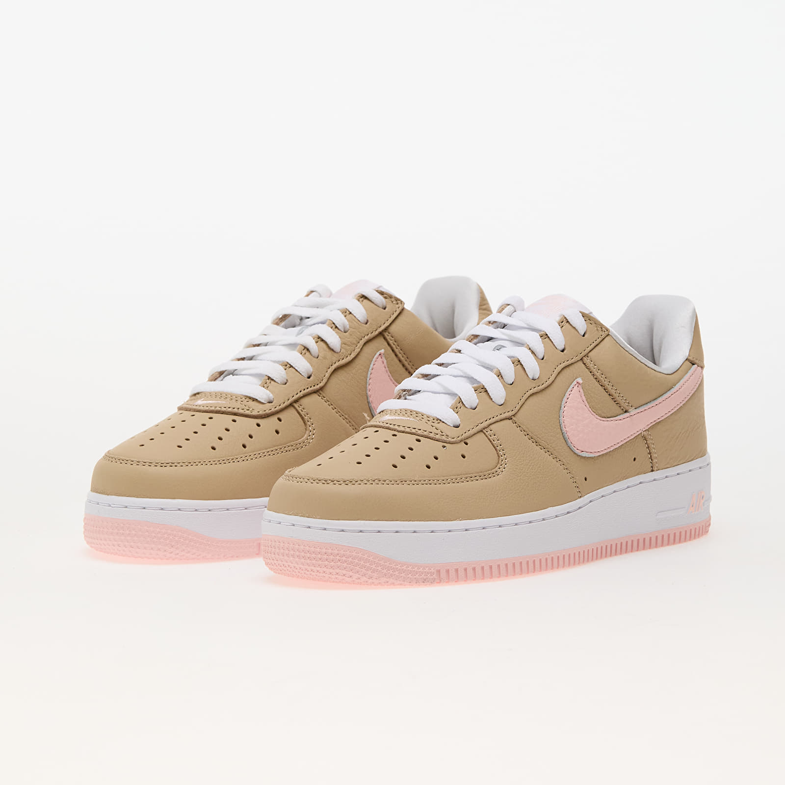 Férfi cipők Nike Air Force 1 Low Retro Linen/ Atmosphere-True White