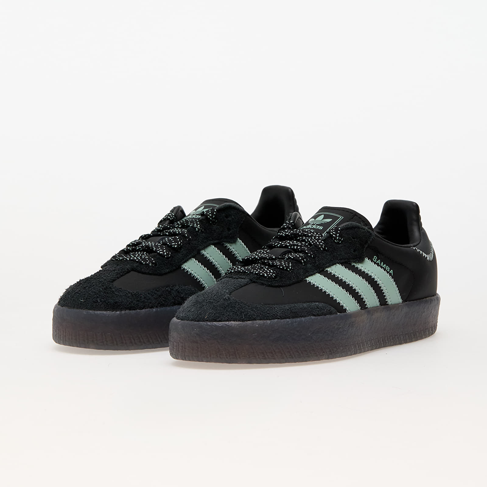 Women's shoes adidas Sambae W Core Black/ Haze Green/ Carbon
