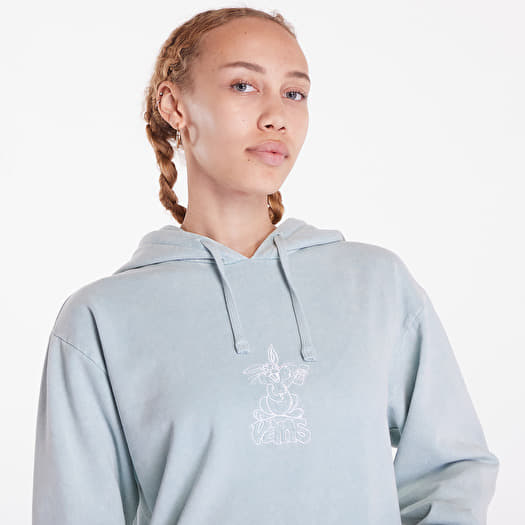 Women s hoodies Vans Called It Bff Hoodie Gray Mist Footshop