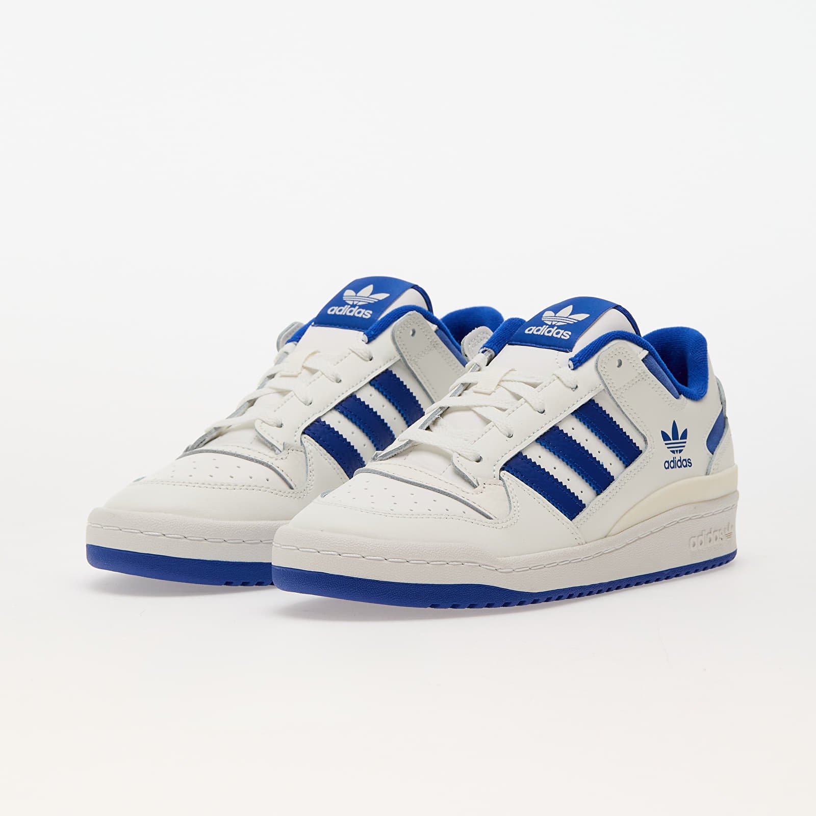 Scarpe uomo adidas Forum Low Cl Core White/ Royal Blue/ Core White