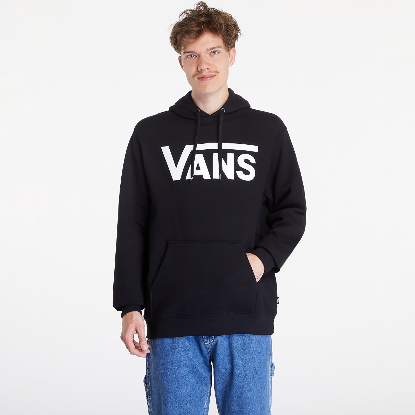 Férfi kapucnis pulcsik Vans Classic Pullover Black
