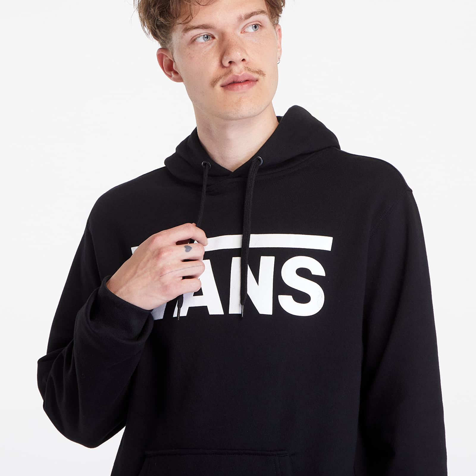 Férfi kapucnis pulcsik Vans Classic Pullover Black