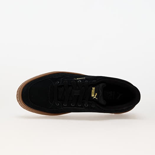 Black puma shoes gum sole online