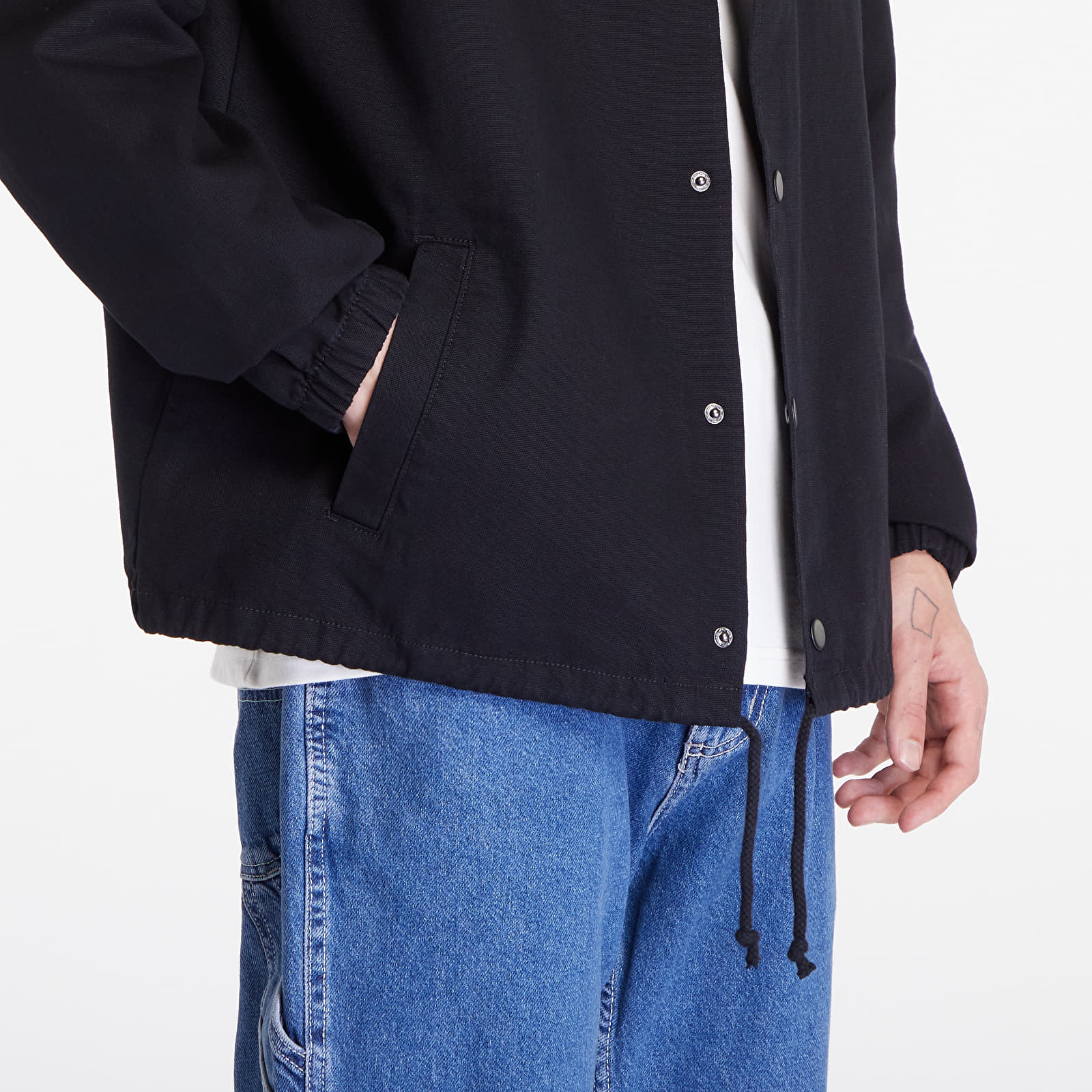 Men's jackets Vans Torrey Canvas Coach Jacket Black