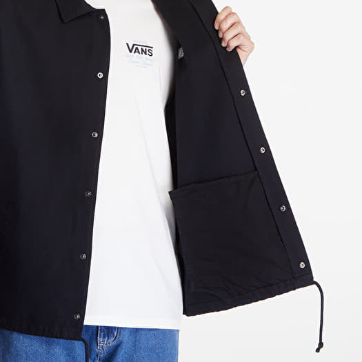 Men s jackets Vans Torrey Canvas Coach Jacket Black Footshop