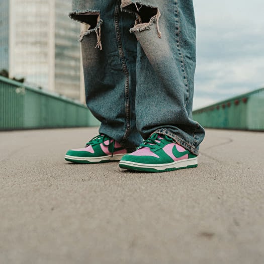 Pink and green nike sneakers sale