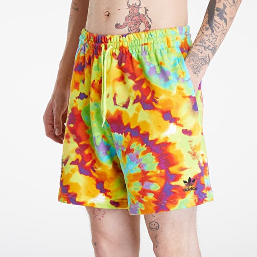 Shorts adidas Originals TIE DYE Shorts Impact Yellow Footshop