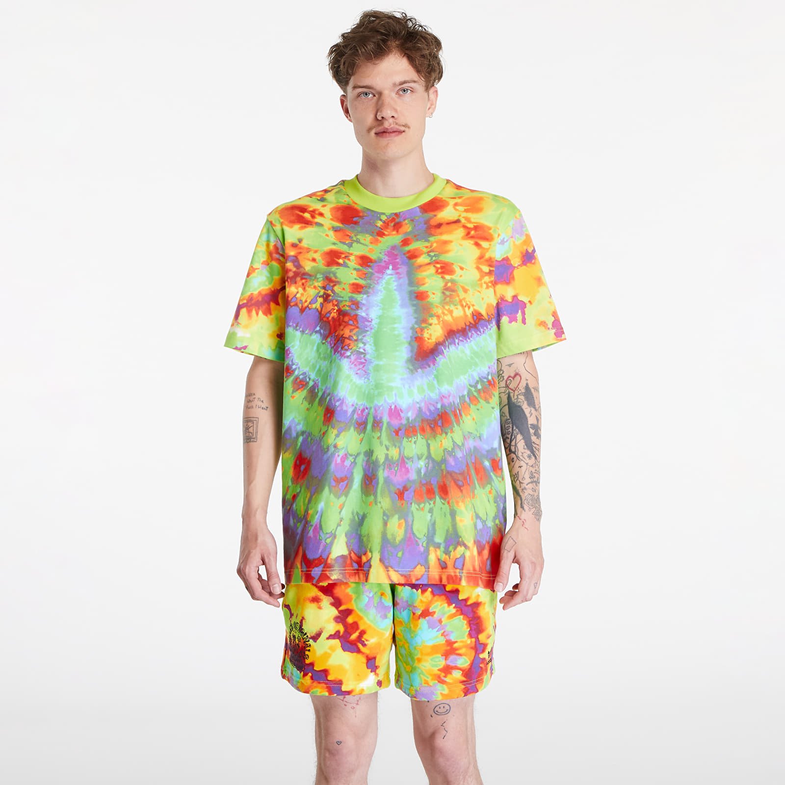 Koszulki adidas Tie-Dyed Tee Short Sleeve 2 Impact Yellow