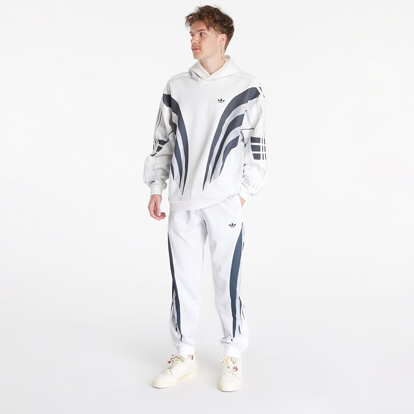 Jogginghosen adidas Prm Q3 Print Tp Cloud White