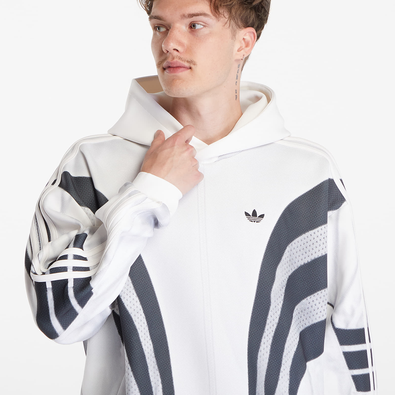 Hoodies and sweatshirts  adidas Prm Q3 Print Hd Cloud White