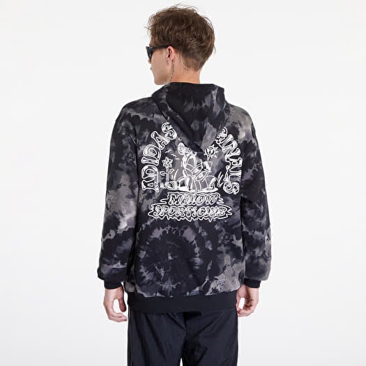 Sweatjacken und Sweatshirts adidas Originals Tie Dyed Hoodie Black Camo Footshop