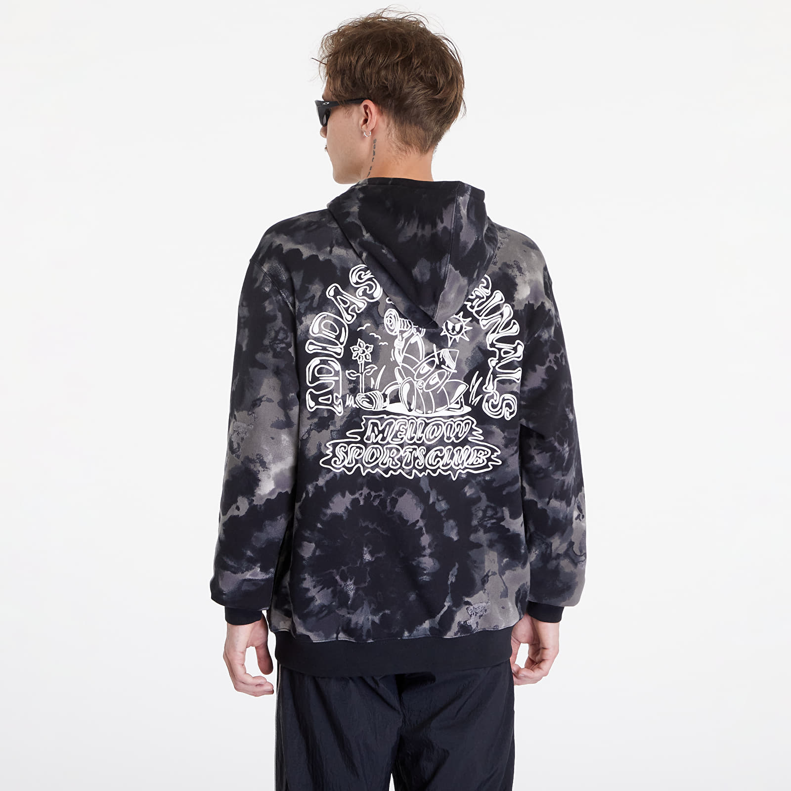 Kapuutsikud ja kampsunid adidas Originals Tie-Dyed Hoodie Black Camo