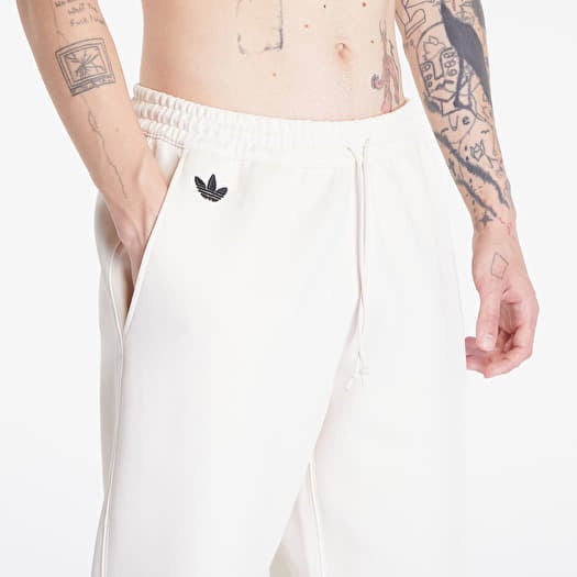 All white adidas joggers clearance