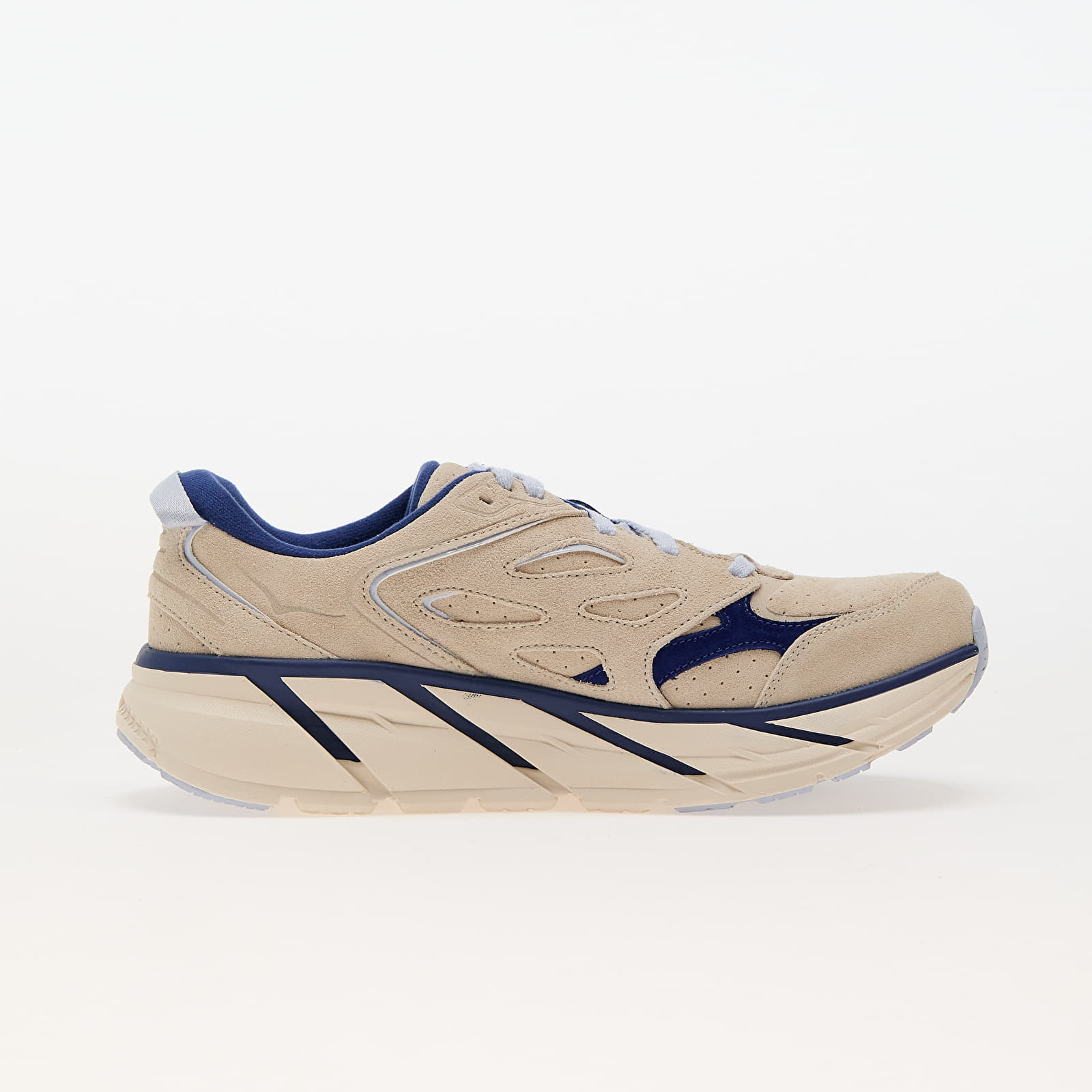 Pánské tenisky a boty Hoka® U Clifton L Suede Oat Milk/ Bellwether Blue