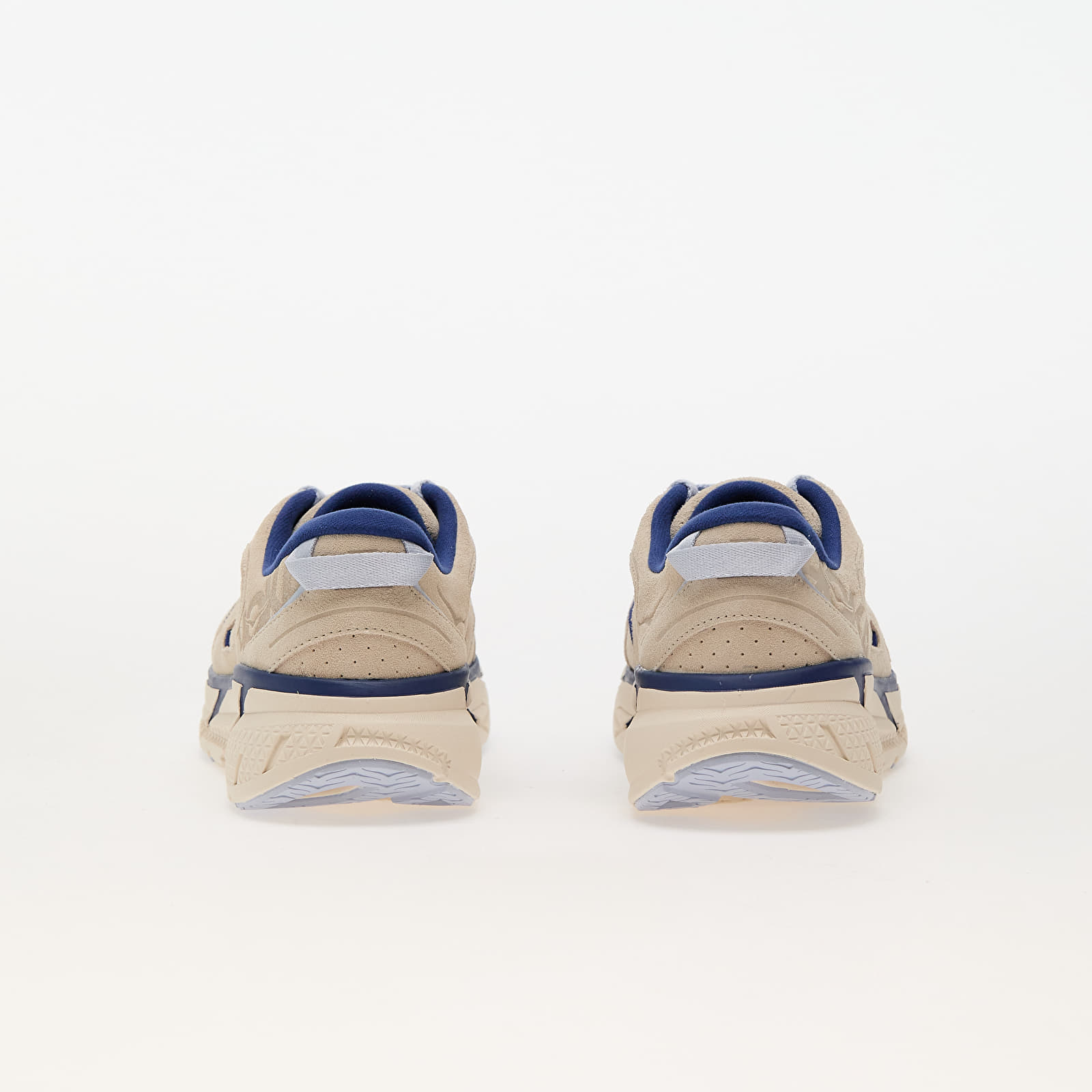 Pánské tenisky a boty Hoka® U Clifton L Suede Oat Milk/ Bellwether Blue