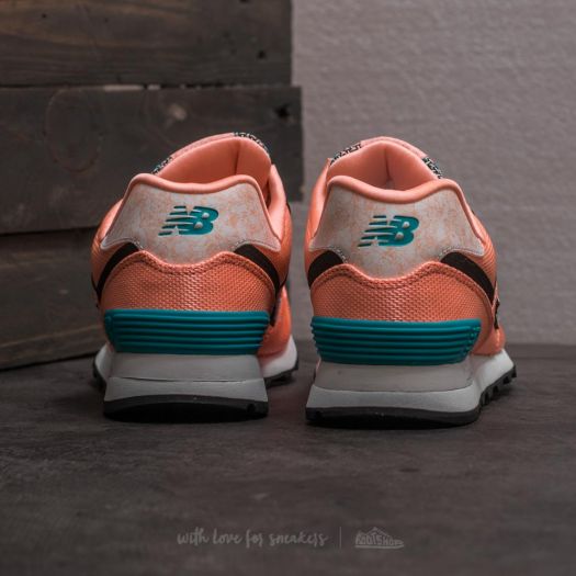 Zapatillas New Balance WL574QA Azul Blanco Naranja Mujer | Deportes Moya