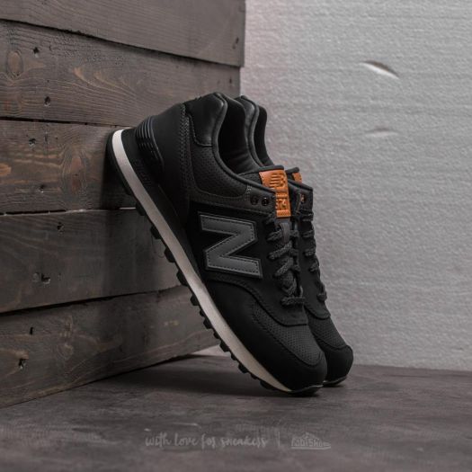 Men s shoes New Balance 574 Black Greystone Footshop