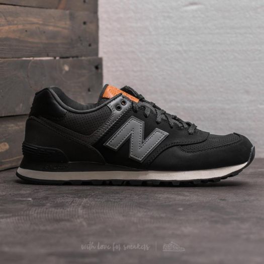 Men s shoes New Balance 574 Black Greystone Footshop