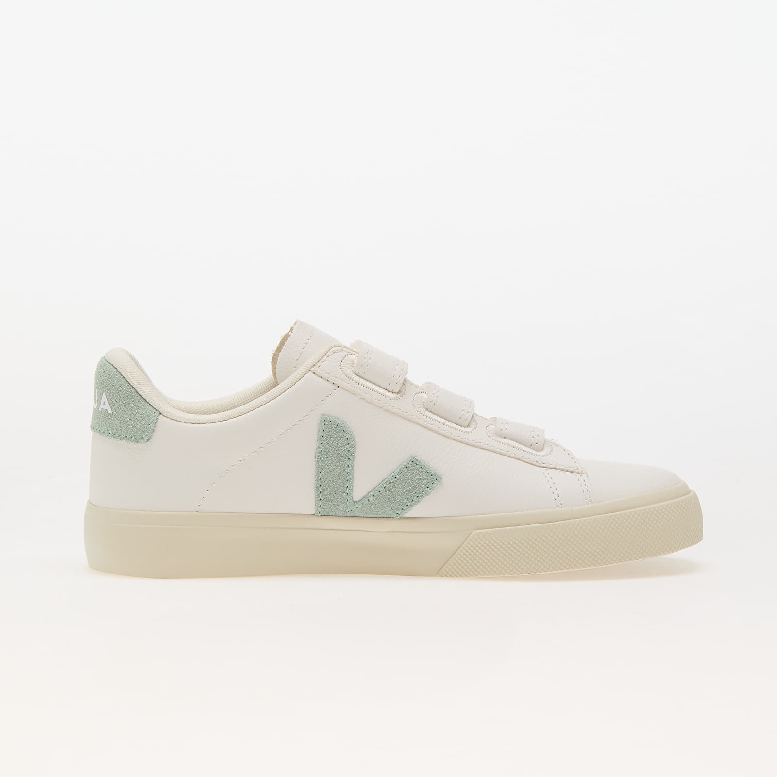 Női cipők Veja W Recife Logo Chromefree Leather Extra White/ Matcha
