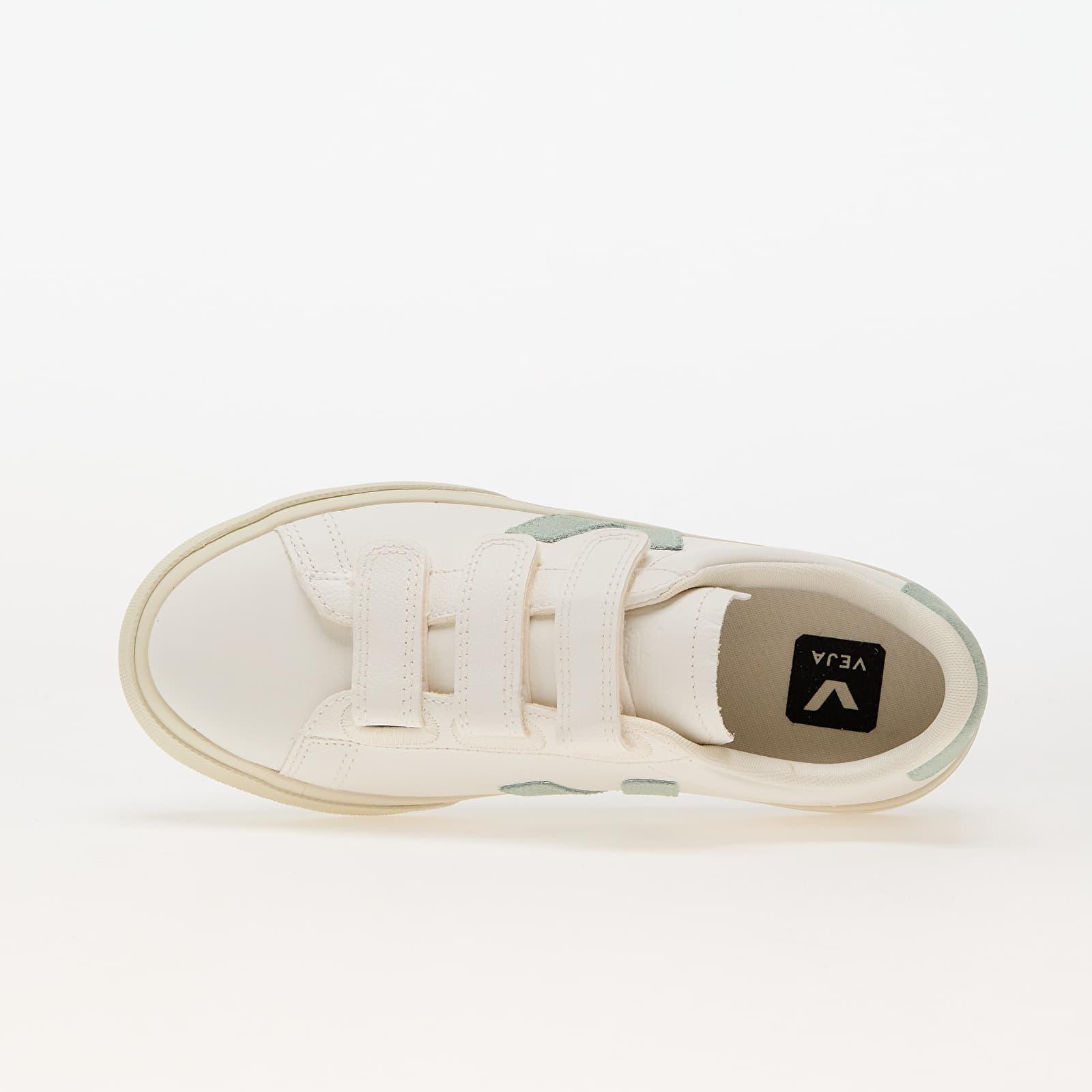 Női cipők Veja W Recife Logo Chromefree Leather Extra White/ Matcha