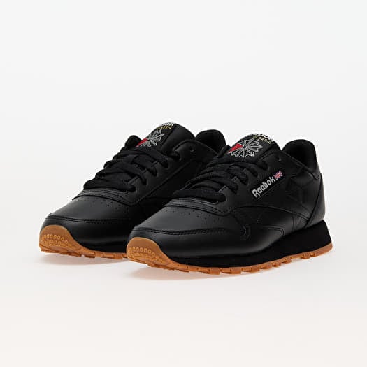 Chaussures et baskets enfants Reebok Classic Leather Junior Black Black Gum Footshop