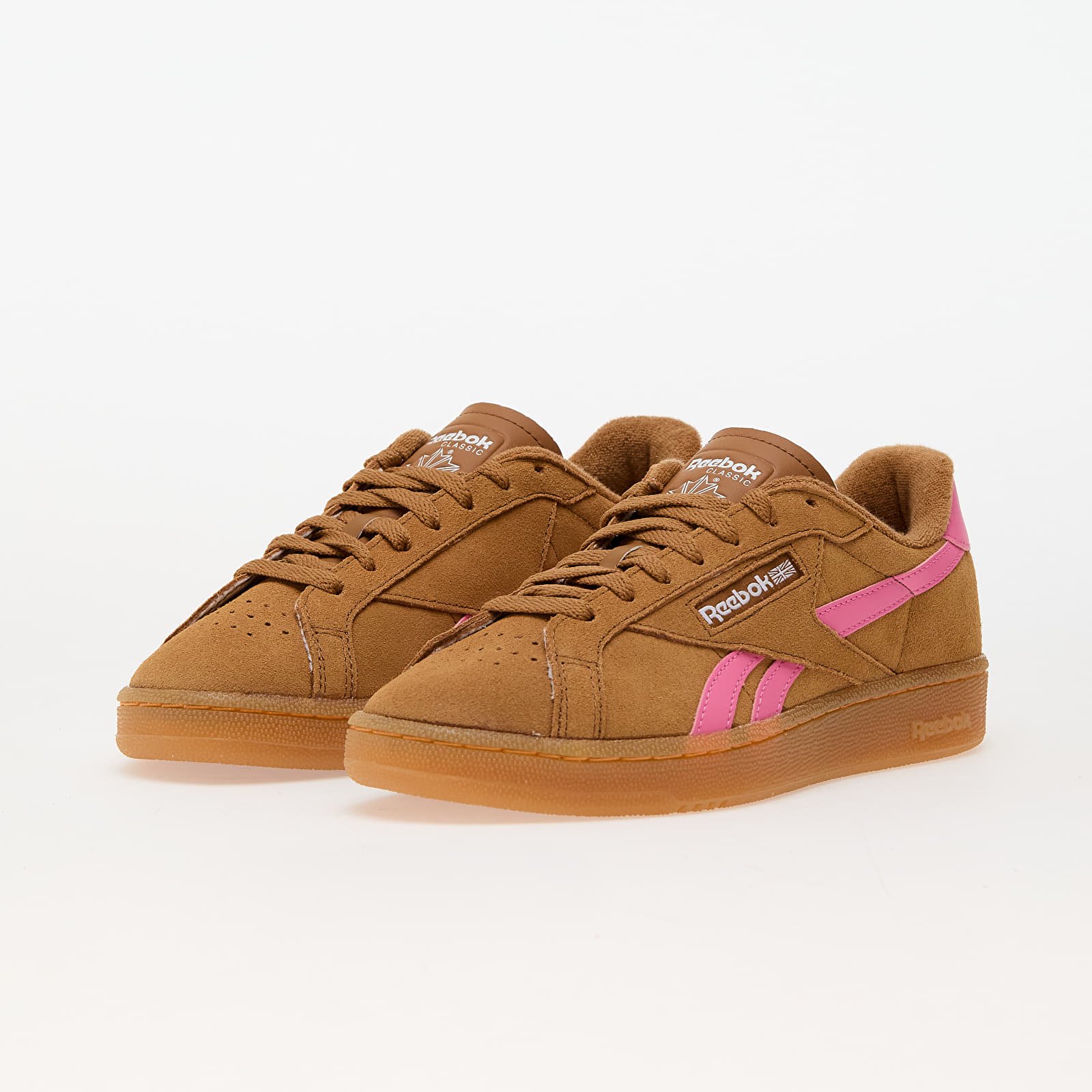 Männer Reebok Club C Grounds Uk Wild Brown/ Gum 7/ True Pink