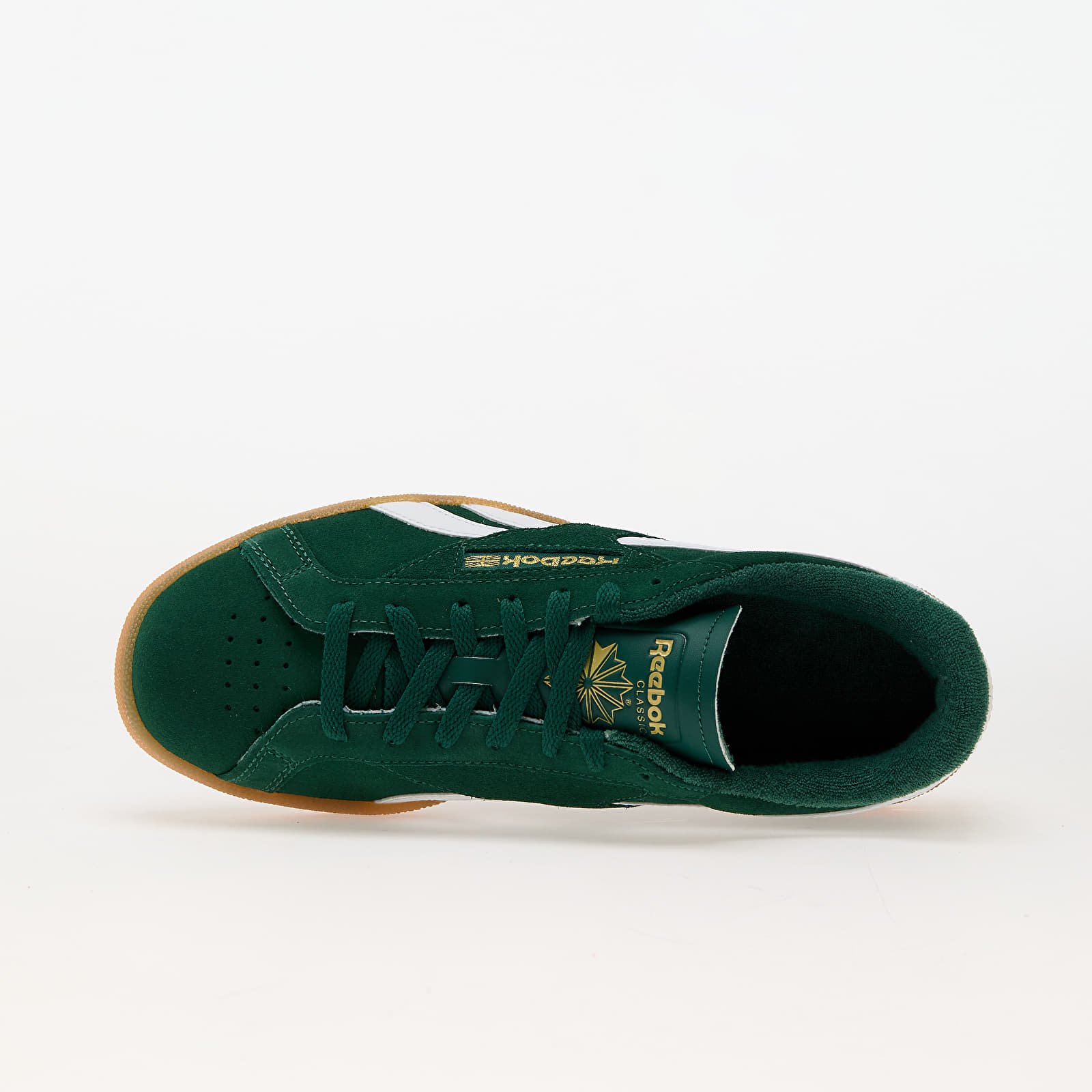 Männer Reebok Club C Grounds Uk Dark Green/ Gum 7/ Ftwr White