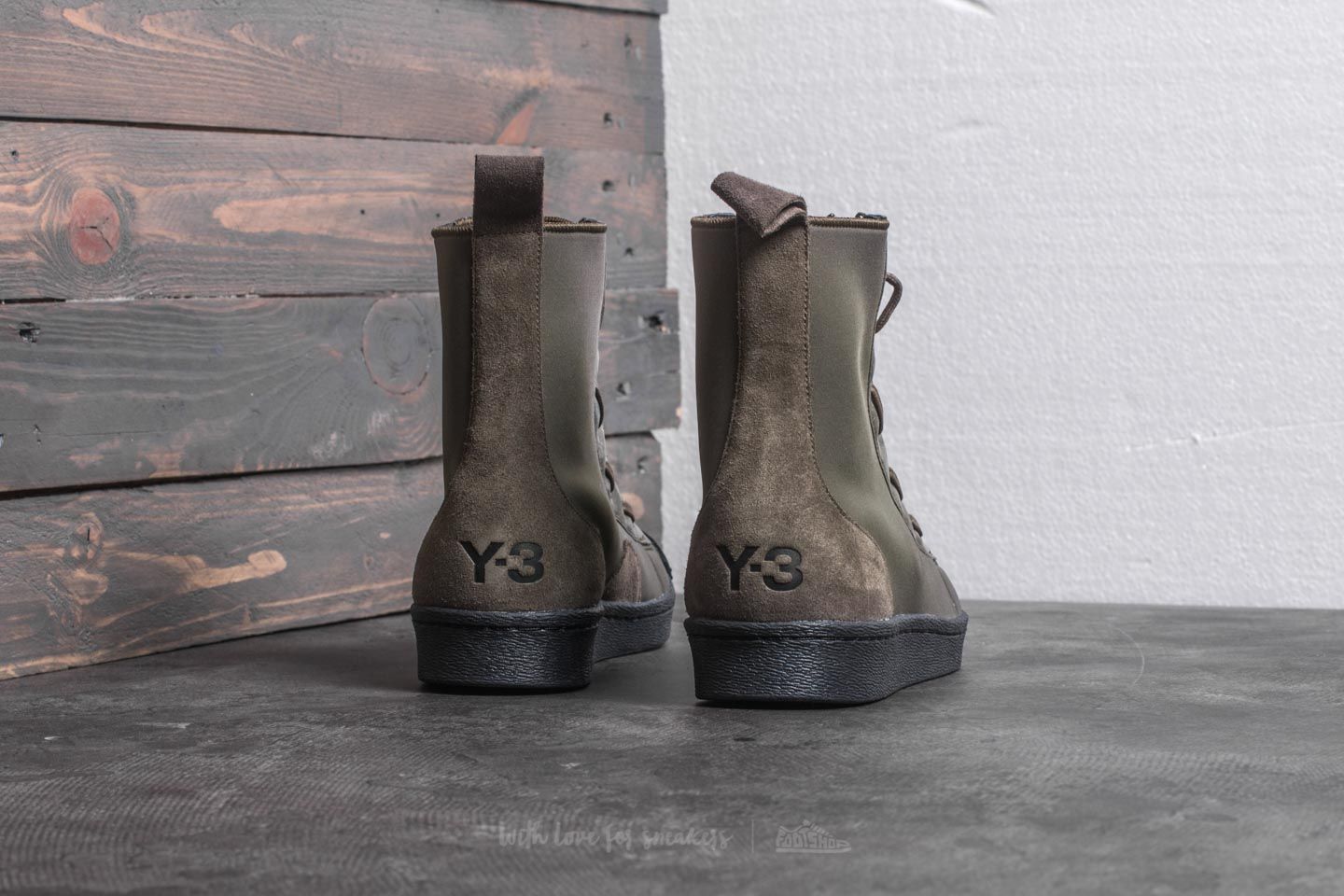 Pánské tenisky a boty Y-3 Pro Zip Olive/ Black/ Black