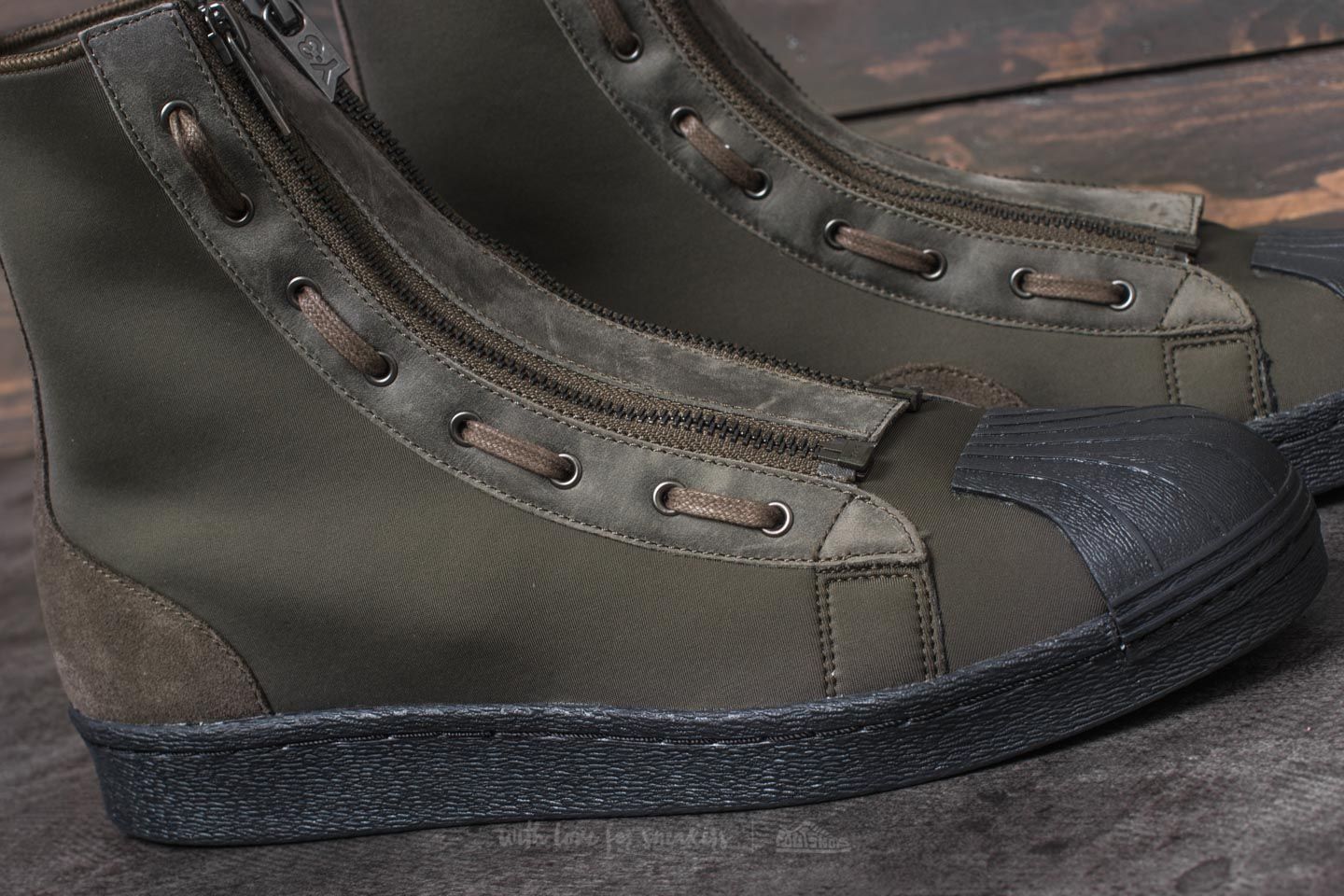 Pánské tenisky a boty Y-3 Pro Zip Olive/ Black/ Black