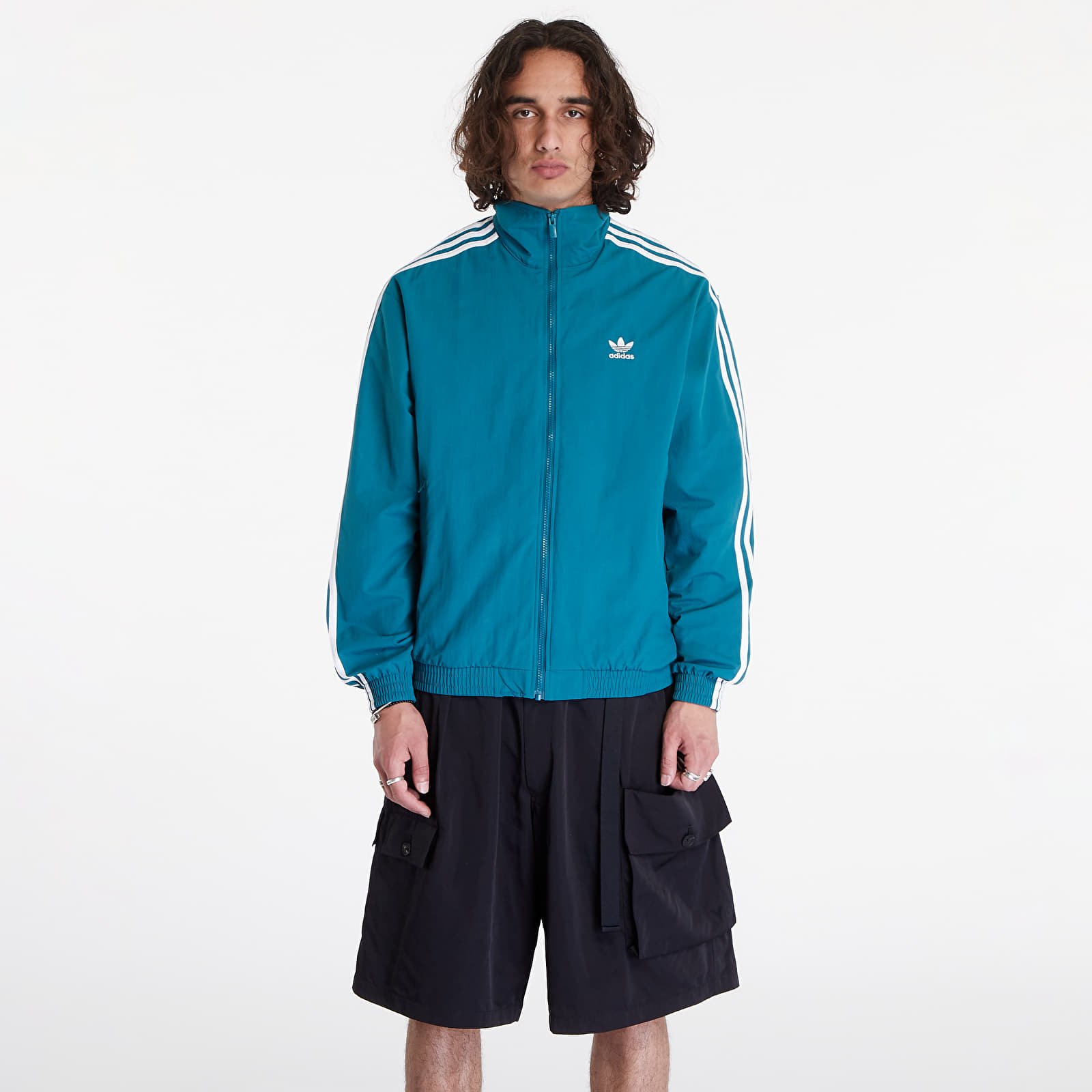 Moške jakne adidas Woven Firebird Track Top Legacy Teal