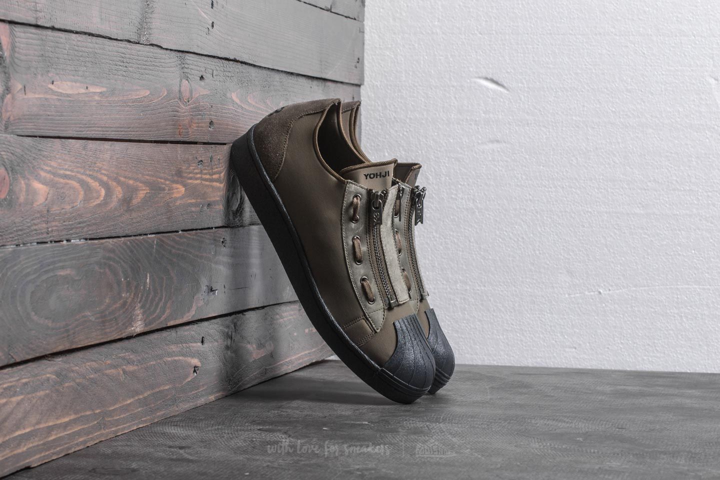 Zapatillas Hombre Y-3 Super Zip Olive/ Core Black/ Core Black