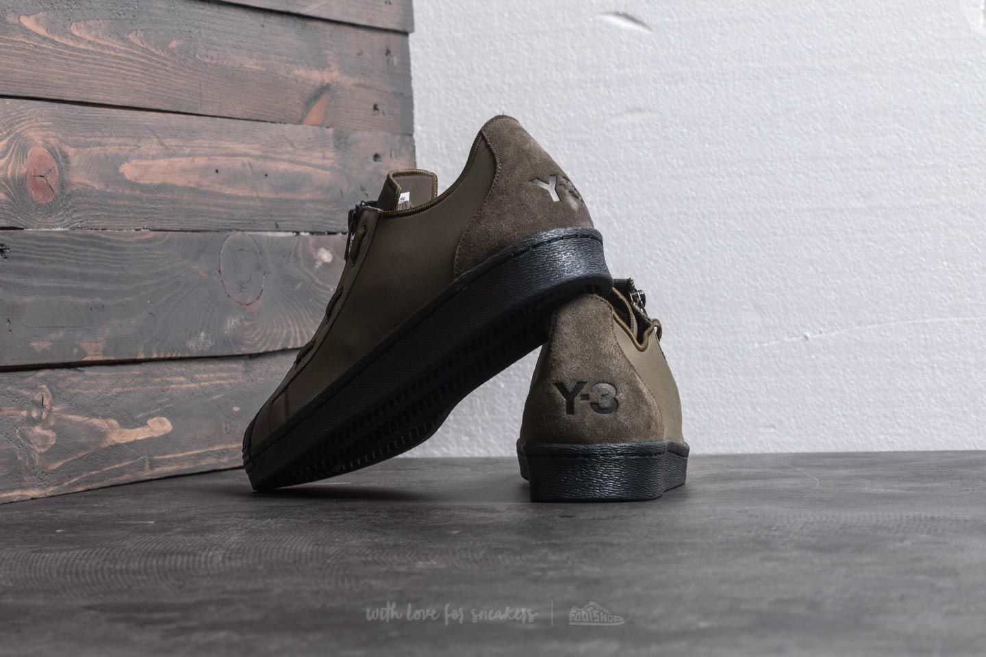 Zapatillas Hombre Y-3 Super Zip Olive/ Core Black/ Core Black