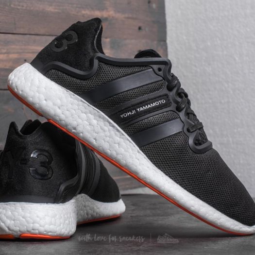 Men s shoes Y 3 Yohji Run Core Black Core Black Footwear White Footshop