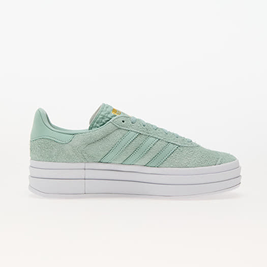 Women's shoes adidas Gazelle Bold W Hazy Green/ Hazy Green/ Ftw White  (IG4381) | Footshop