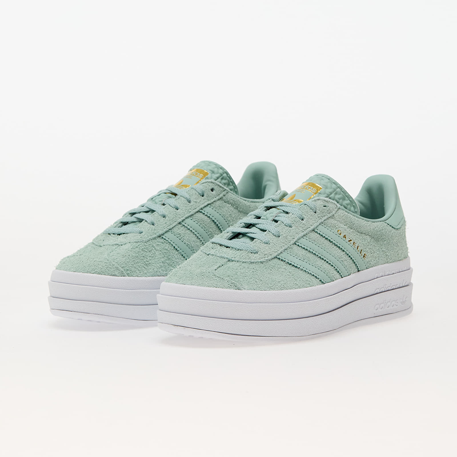 Zapatillas mujer adidas Gazelle Bold W Hazy Green/ Hazy Green/ Ftw White