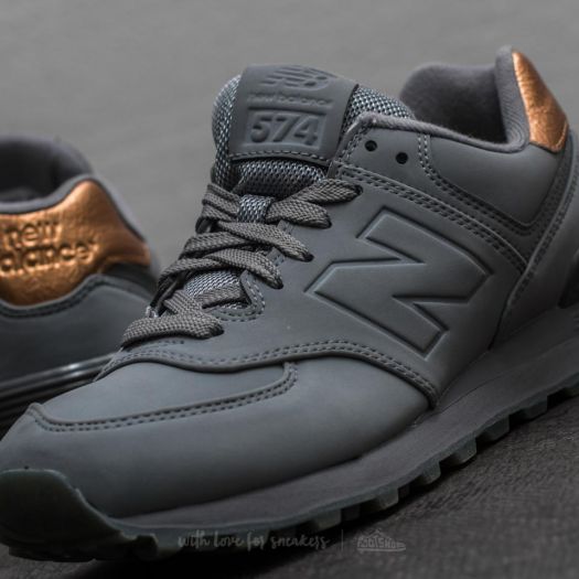 New balance 574 grey gold hot sale