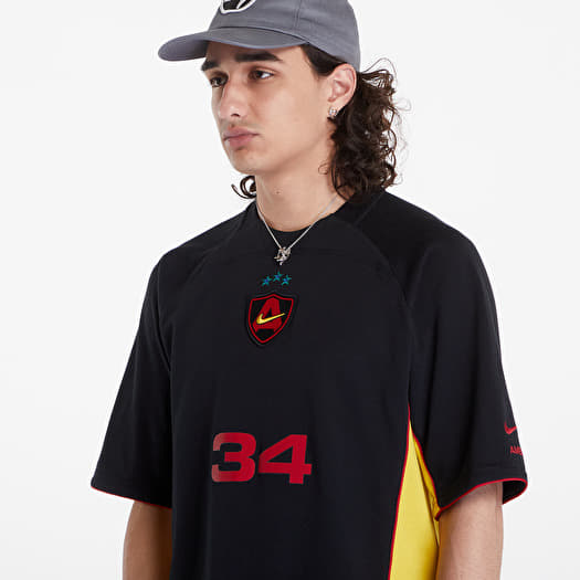T shirts Nike x AMBUSH Jersey Top UNISEX Black Vivid Sulfur Footshop
