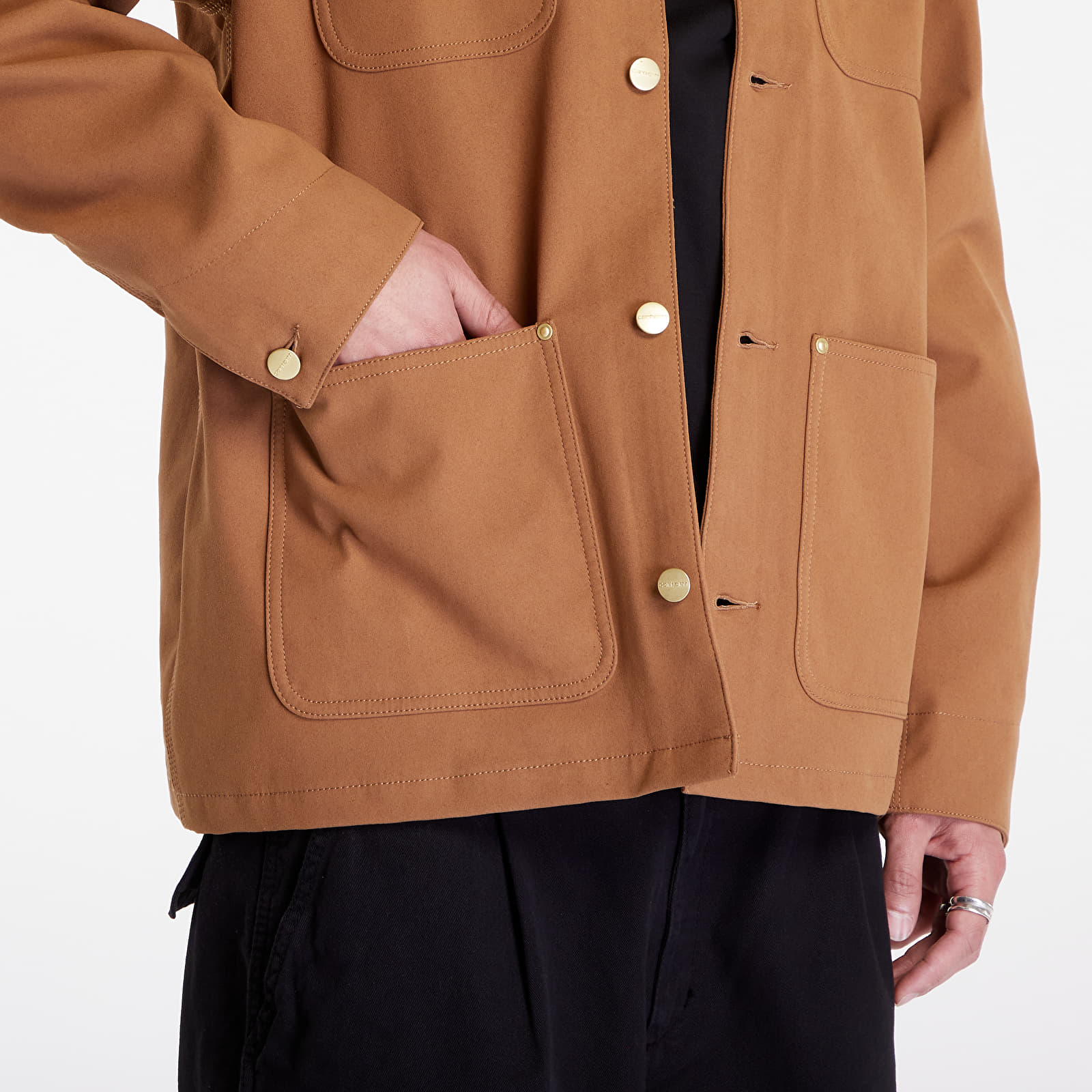Geci Carhartt WIP Suede Michigan Coat UNISEX Hamilton Brown
