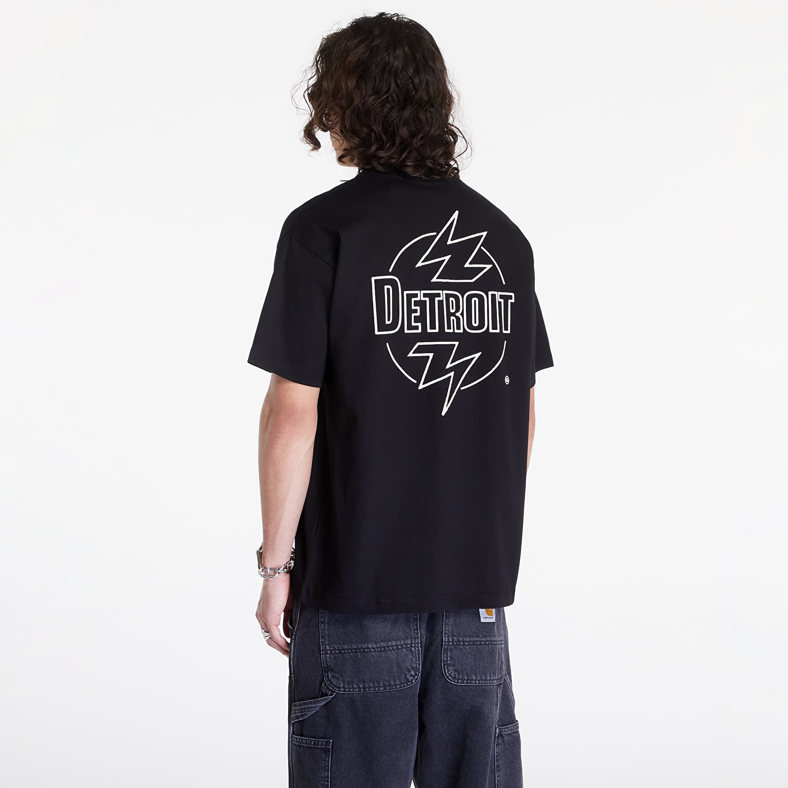 Pólók Carhartt WIP S/S Ablaze T-Shirt UNISEX Black/ Wax