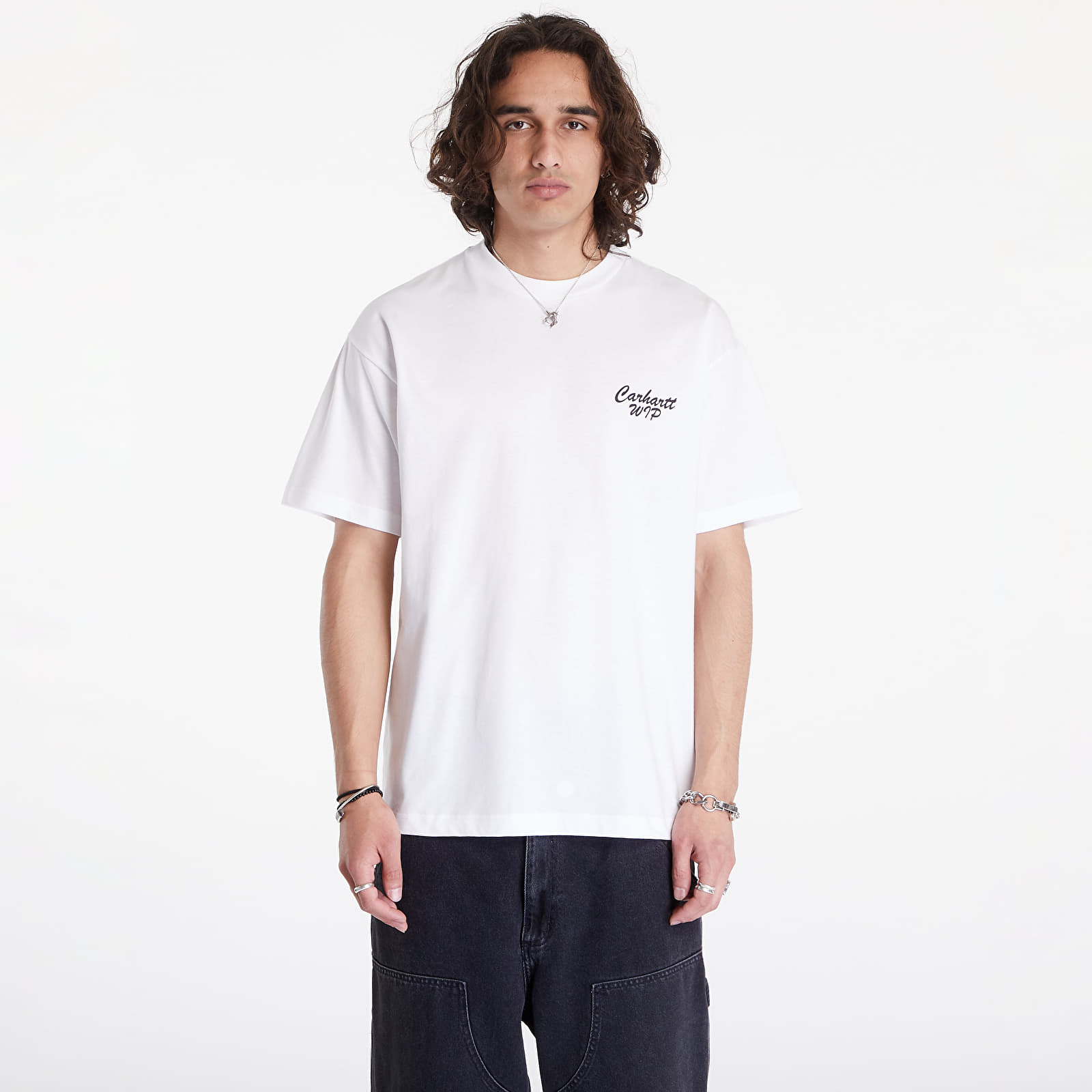   Μπλούζες Carhartt WIP S/S Friendship T-Shirt UNISEX White/ Black