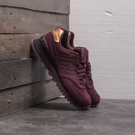 New balance wl574 burgundy 2025