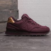 New balance womens 574 hot sale burgundy