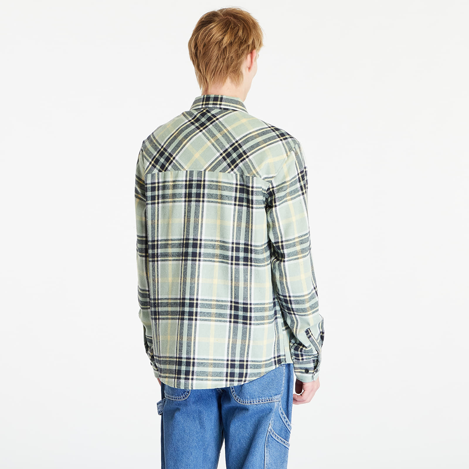 Overhemden Horsefeathers Dough Shirt Smoke Green